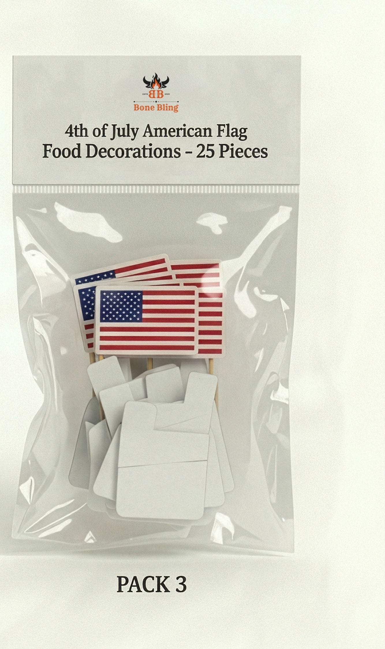 American Flag Pack (25 pieces)
